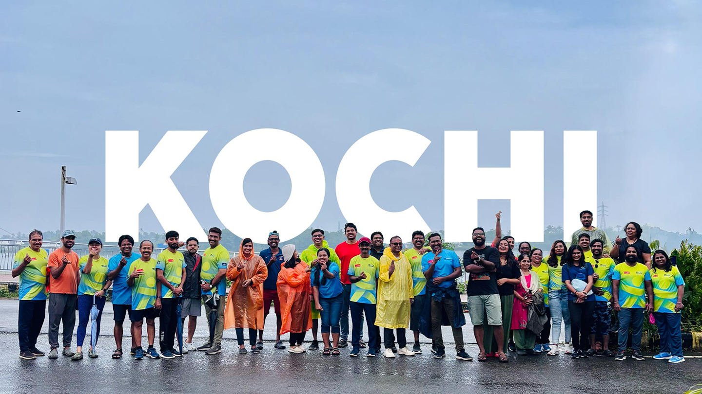 Walkathon participants